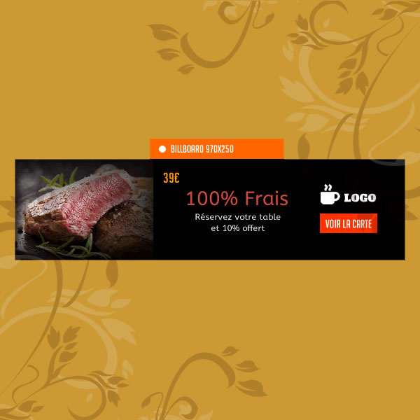 Création de bannières pour sites web 970x250