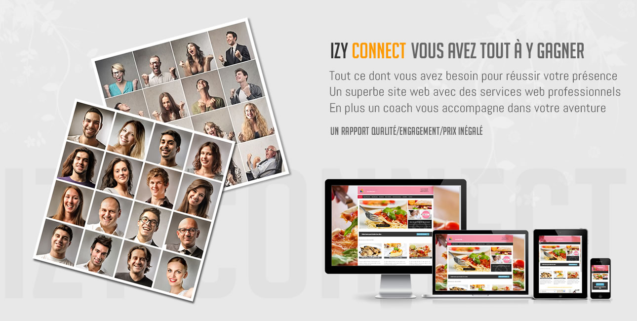 création site web professionnel izy connect agence web buziness