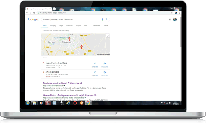 référencement naturel local google agence web buziness