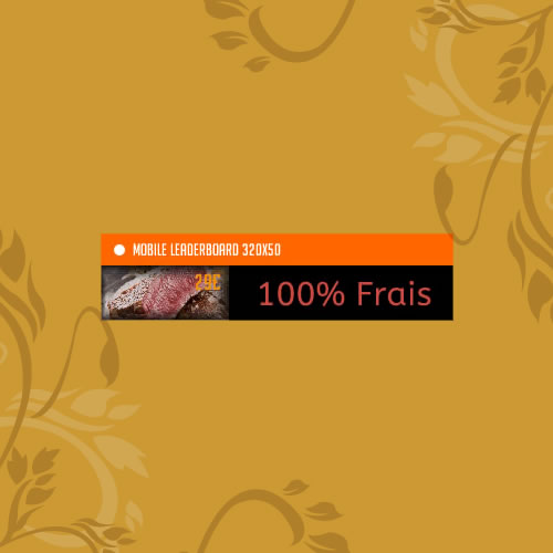 Création de bannières pour sites web 320x50