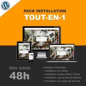 Installation et configuration d'un site Wordpress + Thème + Démo