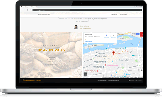 création site web start agence web buziness